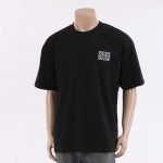 EK 오버핏 쿨슛 스마일 라운드 반팔티5524 - 블랙