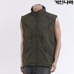 TO 기능성 망사내피 지퍼주머니 조끼(춘추)3b02 - 카키