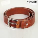 LGS 풀업 통가죽 비조 벨트4107 - 카멜02