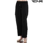TTM 무지 카고 와이드 츄리닝바지(춘하)4806 - 블랙228