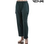 TD 특양면 카고 무지 츄리닝바지(춘하)3812 - 그린