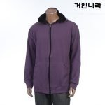 ION 솔리드 짚업 긴팔 후드티6307 - 바이올렛