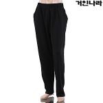KMK 솔리드 특양면 츄리닝바지2804 - 블랙
