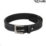 LGS 심플 스티치 비조 벨트1c01 - 블랙02