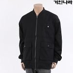 ML 오버핏 사각포켓 블루종 점퍼(춘추)4217 - 블랙