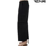 WHO? 기능성 벤츄리 와이드핏 카고 기모 밴드바지(추동)4a02 - 블랙115