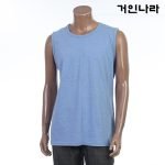 ION 20수 라운드 민소매티5104 - 스카이