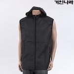 KMK 립 바람막이 후드 조끼(여름)2501 - 차콜