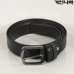 LGS 프리미엄 양면가죽 비조 벨트3802 - 블랙/브라운