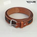 LGS 통가죽 다이아스티치 비조벨트4304 - 카멜