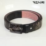 LGS 뱀무늬 비조 벨트4106 - 블랙